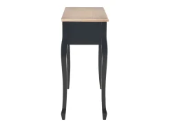 280046 Dressing Console Table with 3 Drawers Black