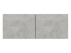 3 pzas Muebles TV madera ingeniería gris hormigón YOE35509