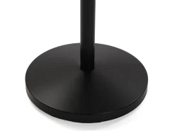 Adelisa Perchero de Pie de Estilo Minimalista, Negro, 170x28,5x28,5cm