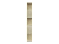 Adrik Estantería madera contrachapada color roble Sonoma 80x24x159 cm