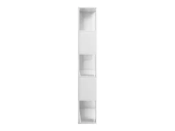Adrik Estantería/divisor de espacios blanco brillante 80x24x159 cm