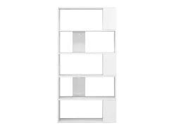 Adrik Estantería/divisor de espacios blanco brillante 80x24x159 cm