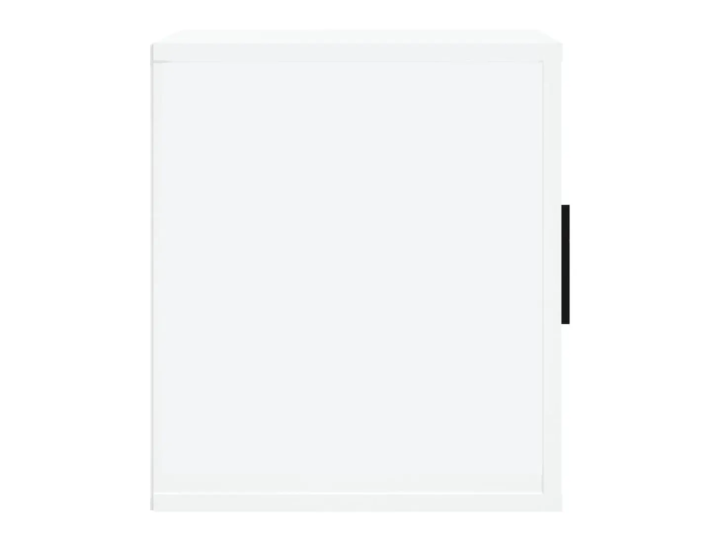 Alfinn Mueble de TV madera contrachapada blanco brillo 100x35x40 cm