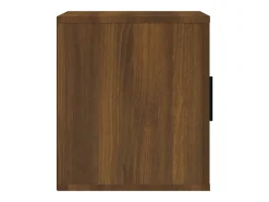 Alfinn Mueble TV madera contrachapada color marrón roble 100x35x40 cm
