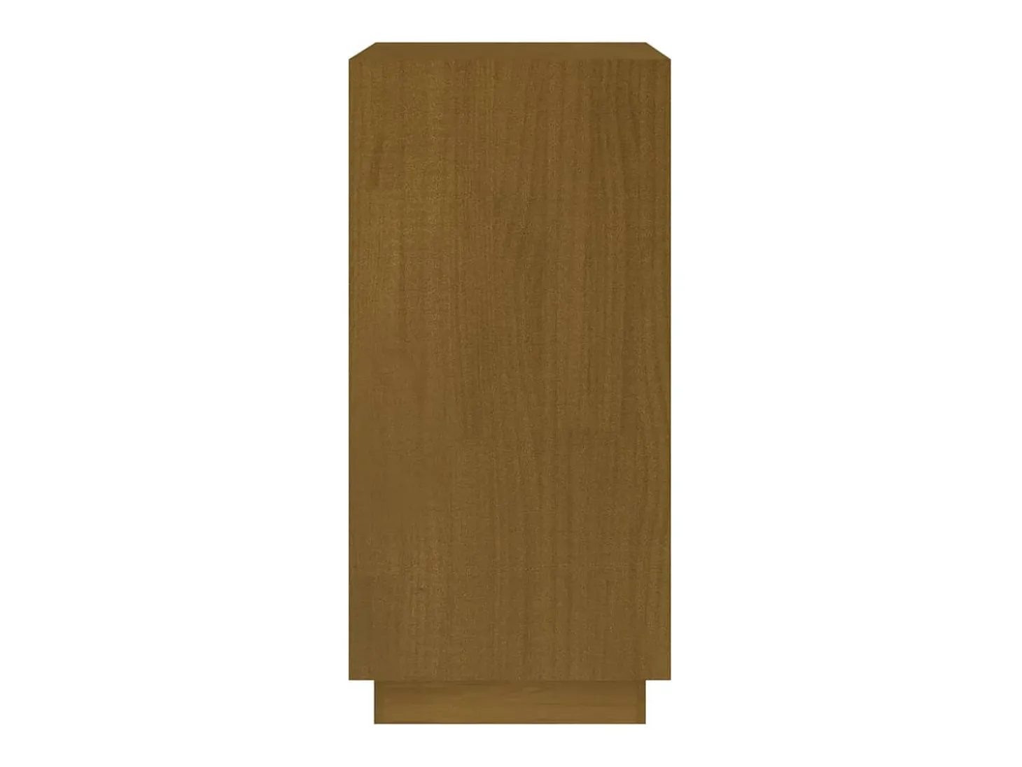Alisha Estantería de madera maciza de pino marrón miel 40x35x71 cm