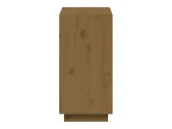 Alisha Estantería madera maciza de pino marrón miel 60x35x71 cm