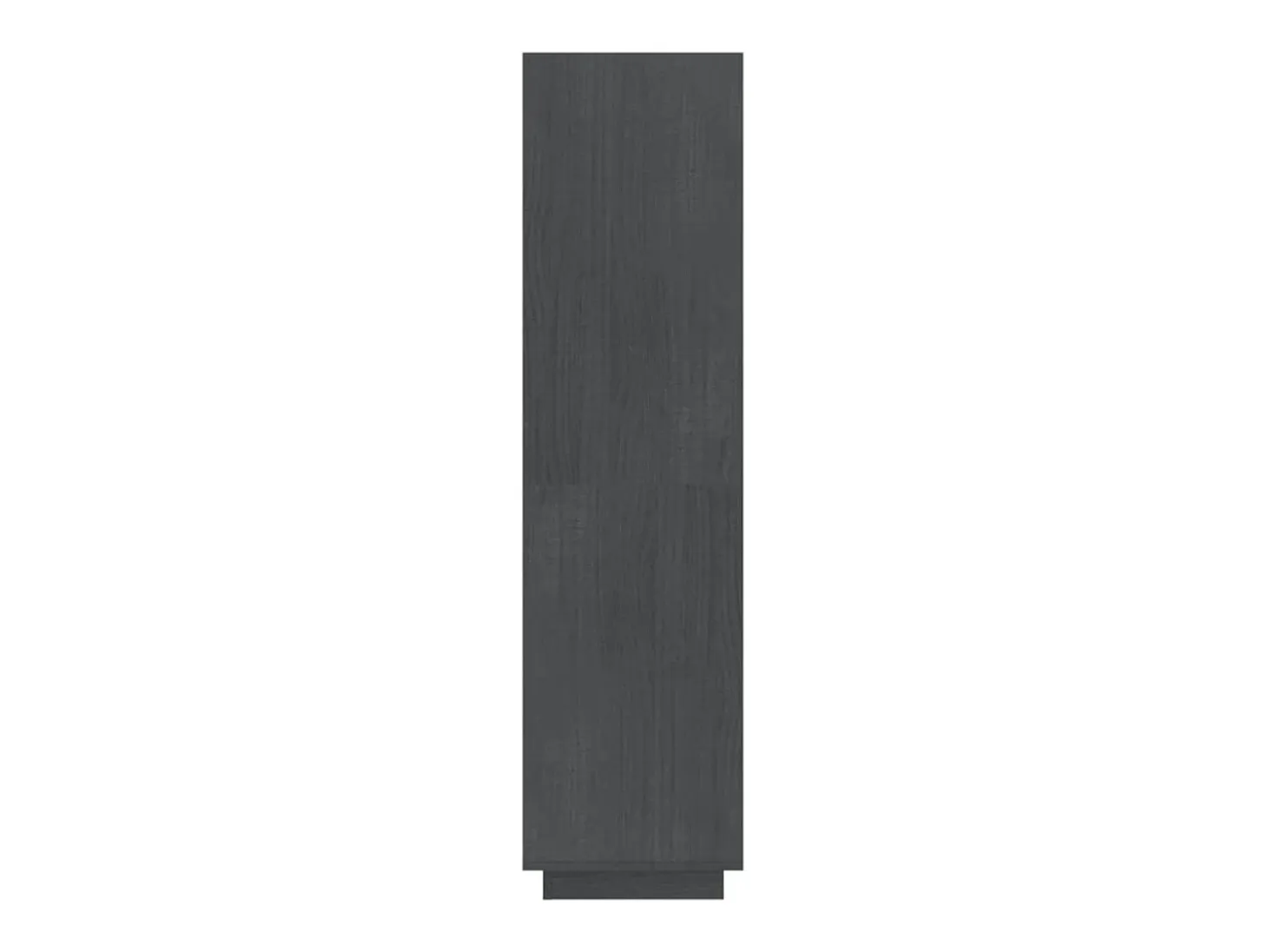 Alisha Estantería/divisor de espacios madera de pino gris 40x35x135 cm