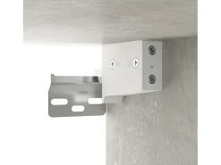 American Canyon Mueble para TV de pared gris hormigón 80x30x41 cm