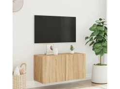 American Canyon Mueble para TV de pared roble Sonoma 80x30x41 cm