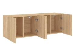 American Canyon Muebles para TV de pared 2 unidades roble Sonoma 60x30x41 cm