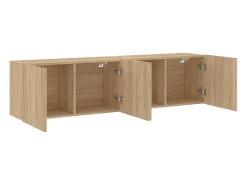 American Canyon Muebles para TV de pared 2 unidades roble Sonoma 80x30x41 cm