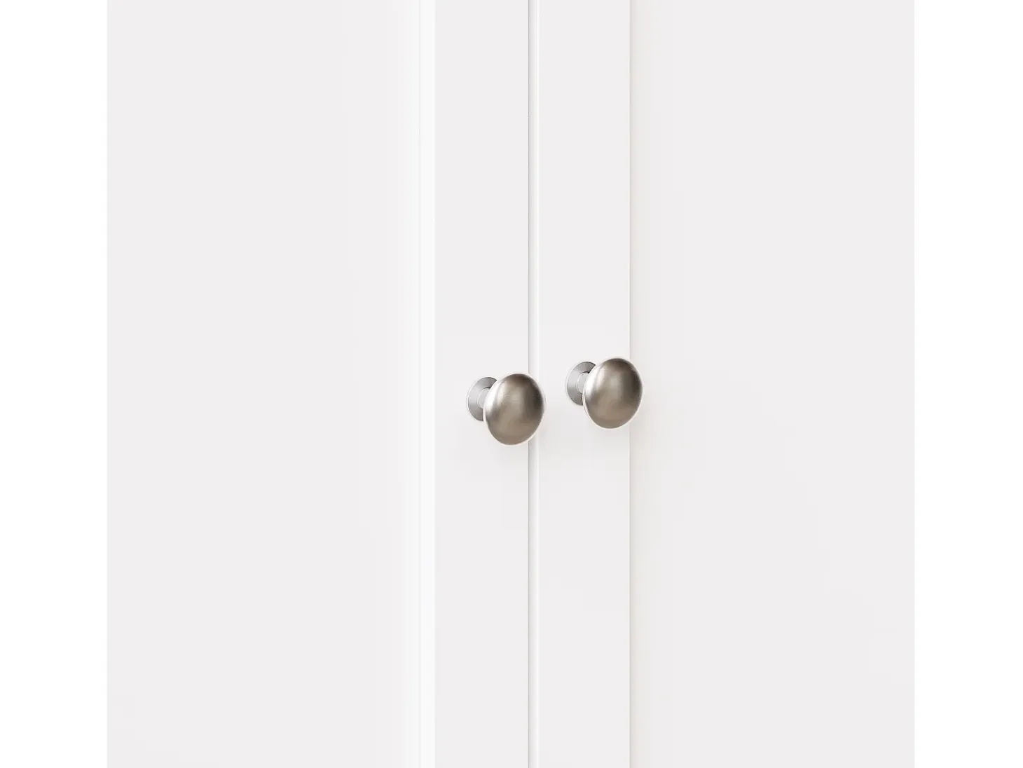 Aparador alto blanco - Aparador con 1 cajón y 5 puertas - Iluminación LED y almacenaje abierto - para cocina y salón