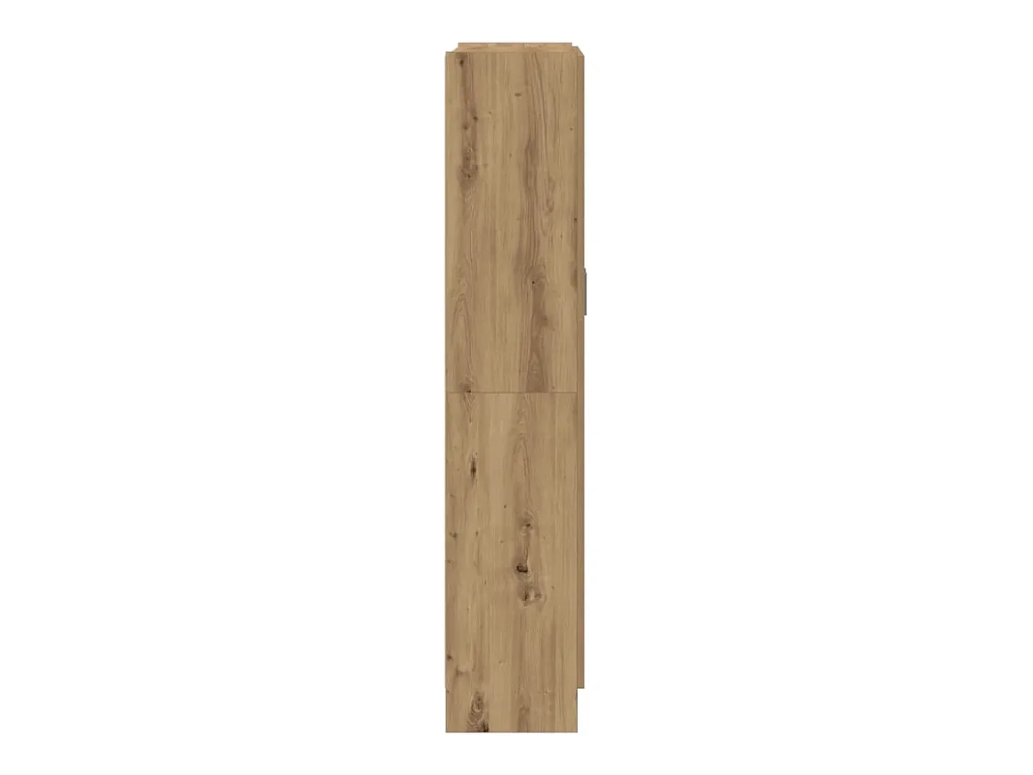 Aparador alto en madera de roble labrada artesanalmente 82,5x30,5x150 cm