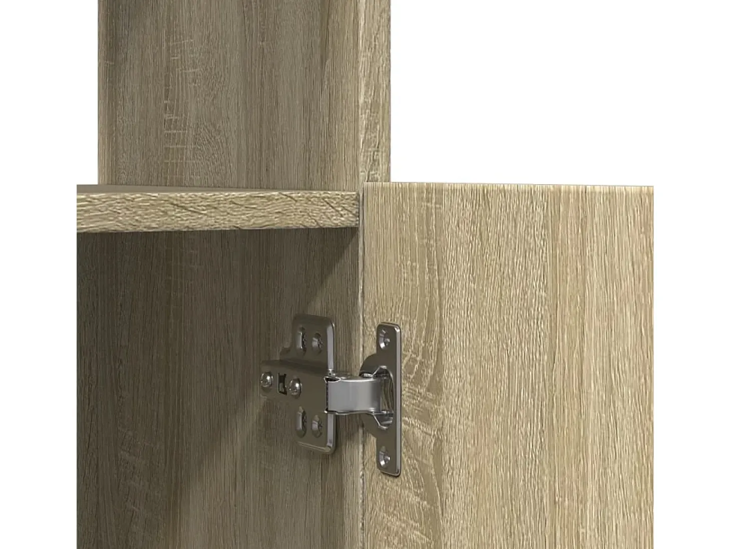Aparador alto madera de ingeniería roble Sonoma 92x33x180 cm