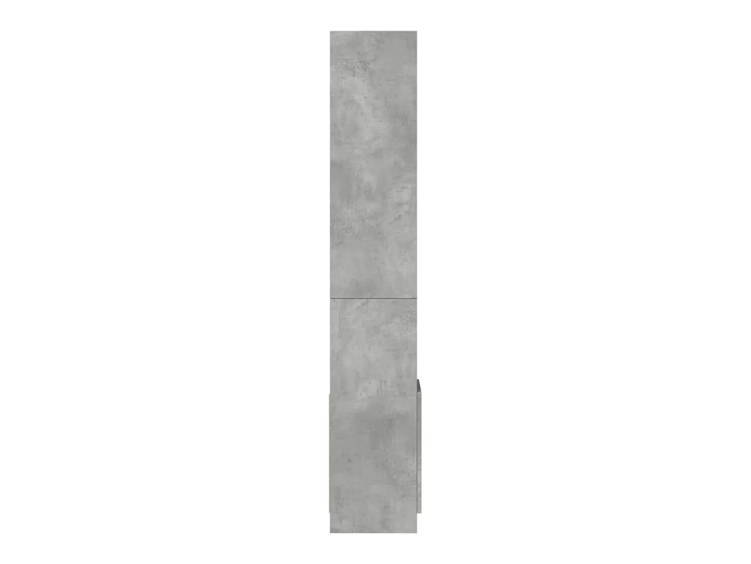 Aparador alto madera de ingeniería gris hormigón 92x33x180 cm