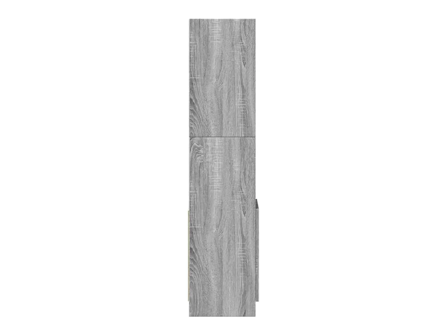 Aparador alto madera de ingeniería gris Sonoma 92x33x140 cm