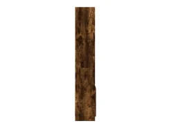 Aparador alto madera de ingeniería roble ahumado 92x33x180 cm