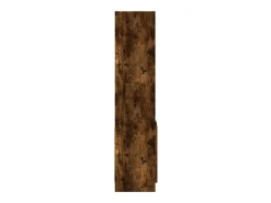 Aparador alto madera de ingeniería roble ahumado 92x33x140 cm