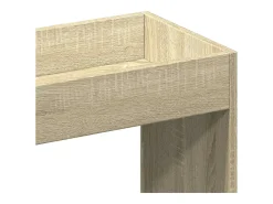 Aparador alto madera de ingeniería roble Sonoma 63x33x180 cm