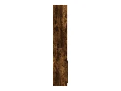 Aparador alto madera de ingeniería roble ahumado 63x33x180 cm