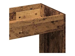 Aparador alto madera ingeniería madera envejecida 92x33x180 cm