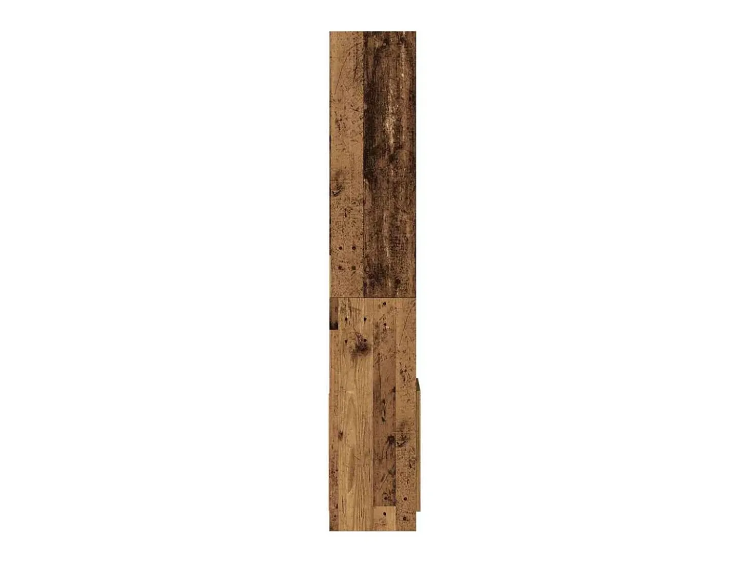 Aparador alto madera ingeniería madera envejecida 92x33x180 cm