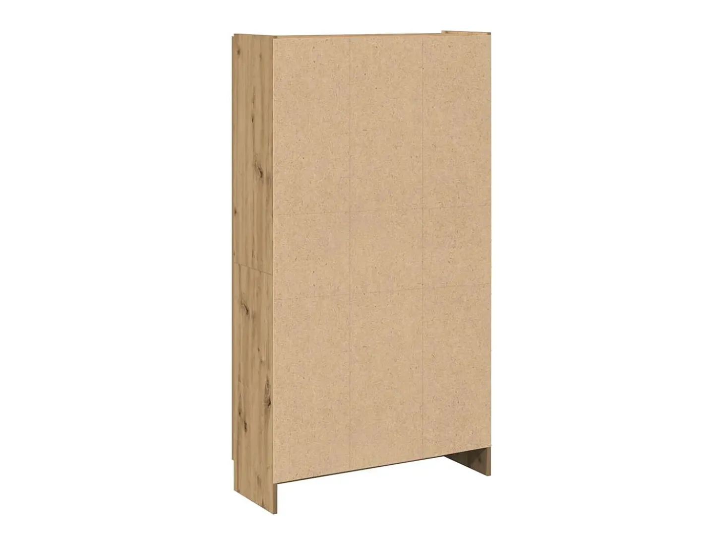 Aparador alto madera ingeniería roble artisan 82,5x30,5x150 cm