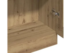 Aparador alto madera ingeniería roble artisan 82,5x30,5x185 cm