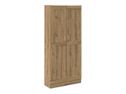 Aparador alto madera ingeniería roble artisan 82,5x30,5x185 cm