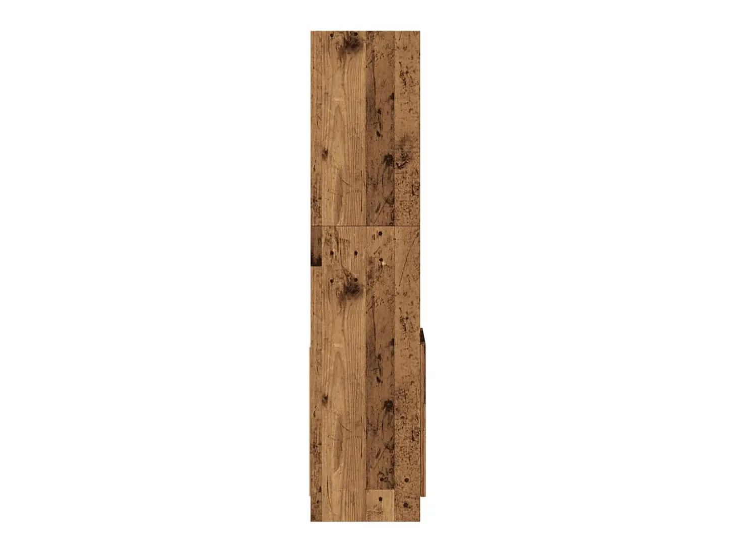 Aparador alto madera ingeniería madera envejecida 92x33x140 cm
