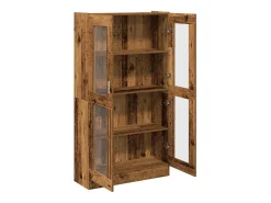 Aparador alto madera vieja 82,5x30,5x150 cm madera contrachapada