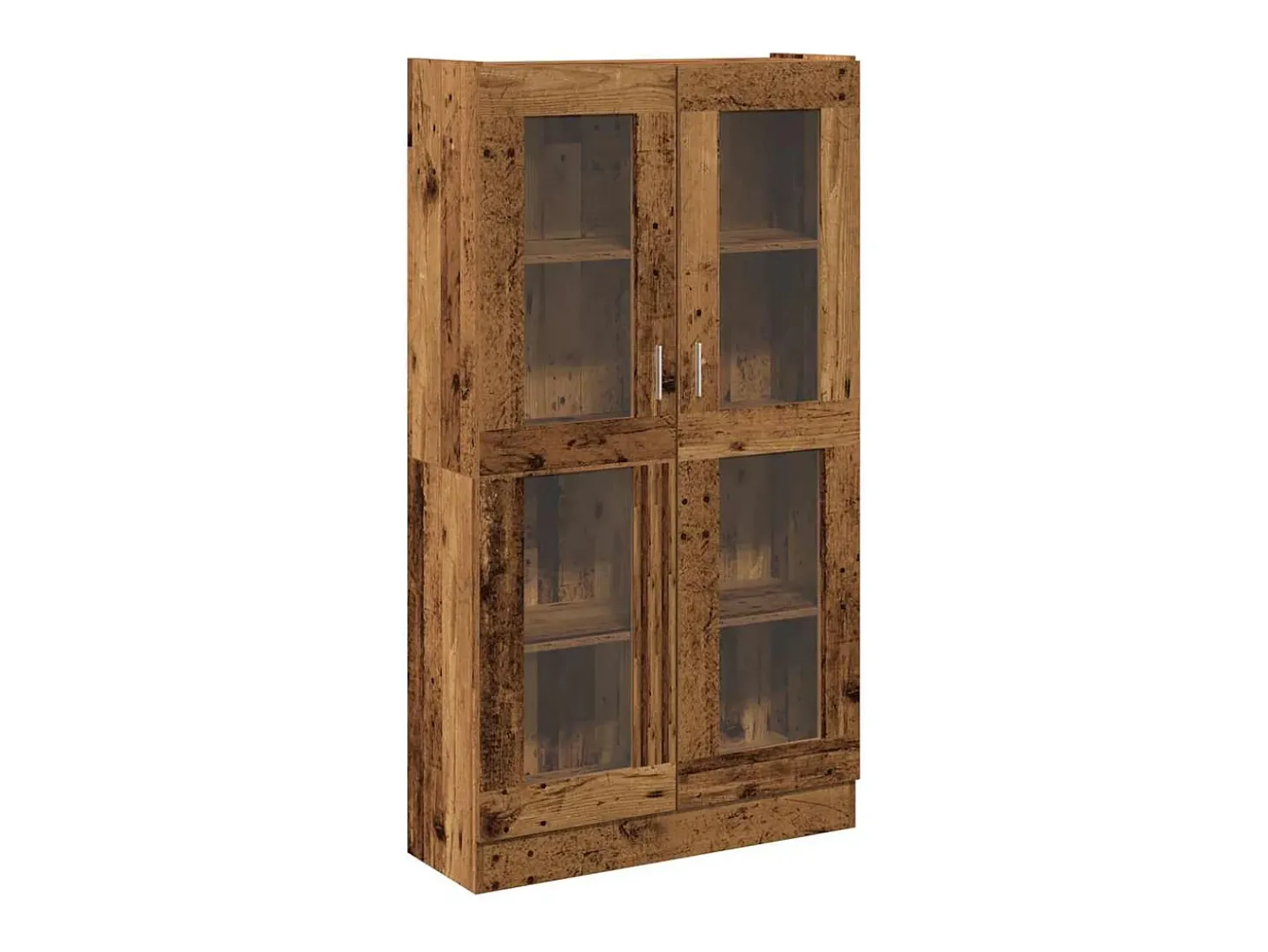 Aparador alto madera vieja 82,5x30,5x150 cm madera contrachapada