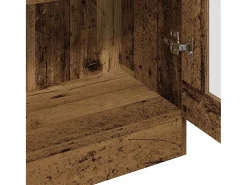 Aparador alto madera vieja 82,5x30,5x150 cm madera contrachapada