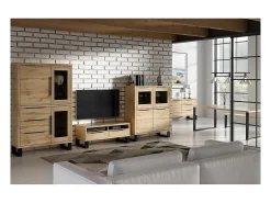 Aparador colección MILO. Color roble. Mueble ideal para tu comedor.