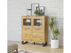 Aparador colección MILO. Color roble. Mueble ideal para tu comedor.