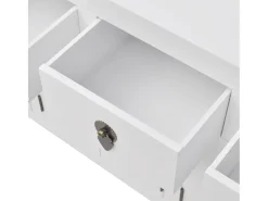 Aparador de estilo chino de madera maciza blanco