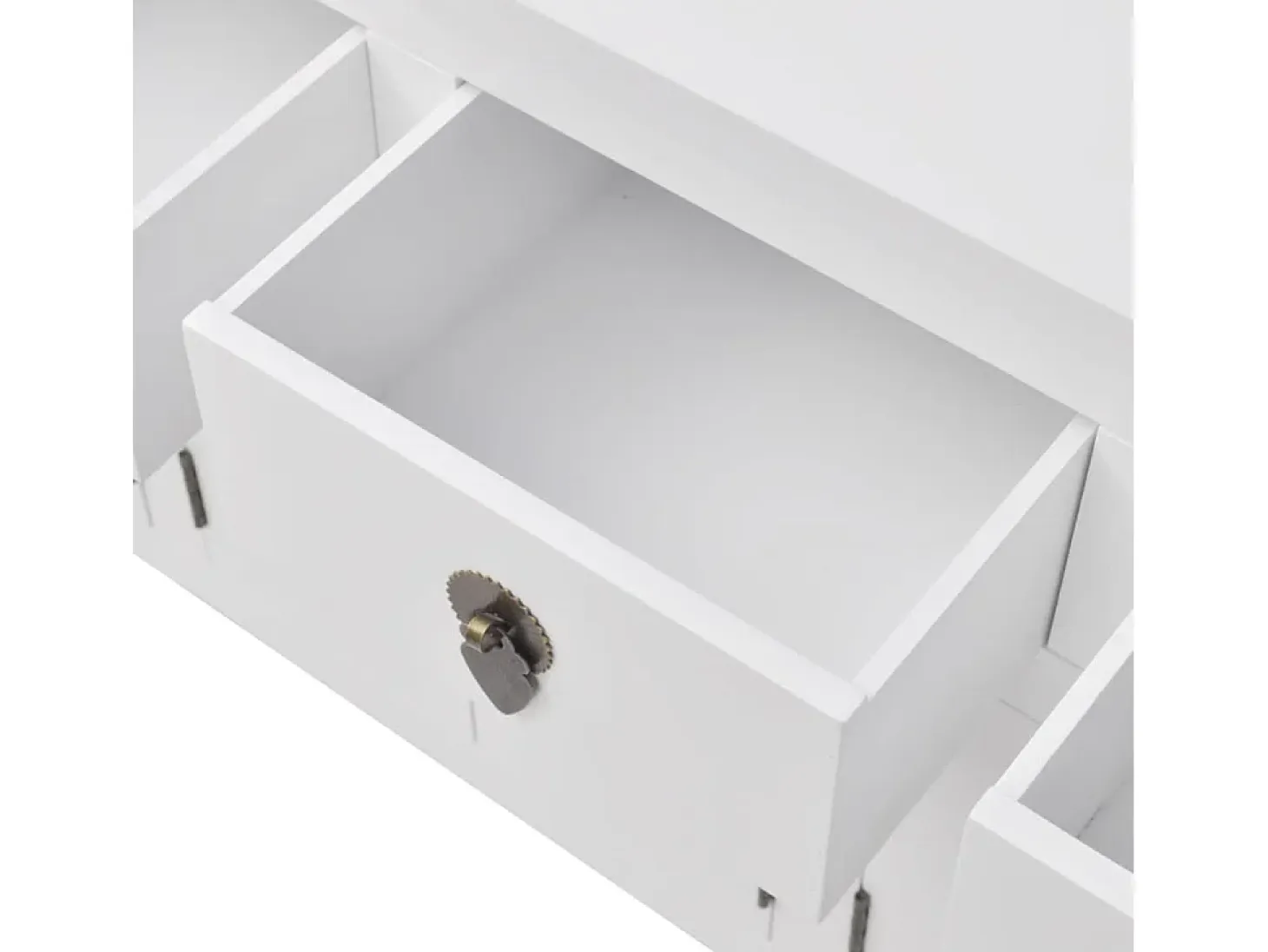 Aparador de estilo chino de madera maciza blanco