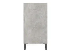 Aparador de madera contrachapada gris hormigón 57x35x70 cm