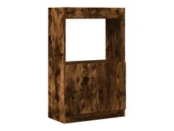 Aparador de madera de ingeniería roble ahumado 63x33x100 c