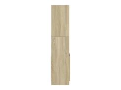 Aparador de madera de ingeniería roble Sonoma 63x33x140 cm