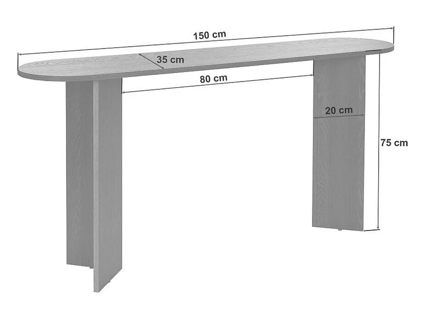 Aparador de Roble – 150 cm x 75 cm x 35 cm – Roble – Tablero de Partículas