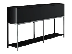 Aparador Lord Negro Plata 150x30x80 cm