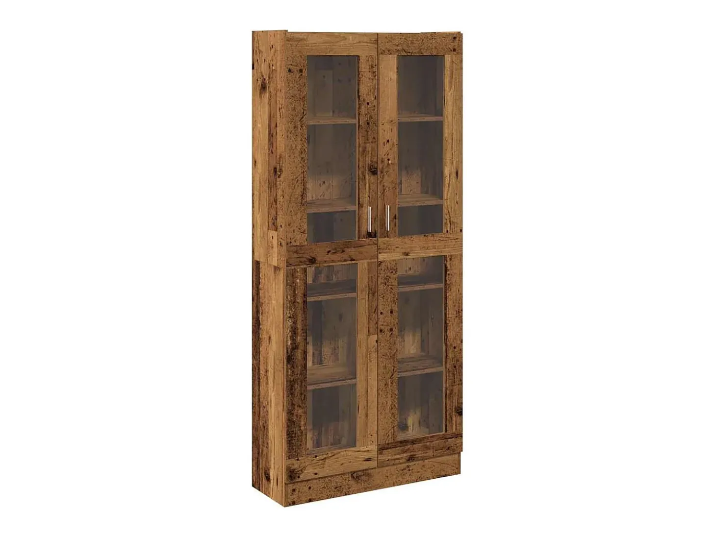 Aparador madera ingeniería madera envejecida 82,5x30,5x185 cm