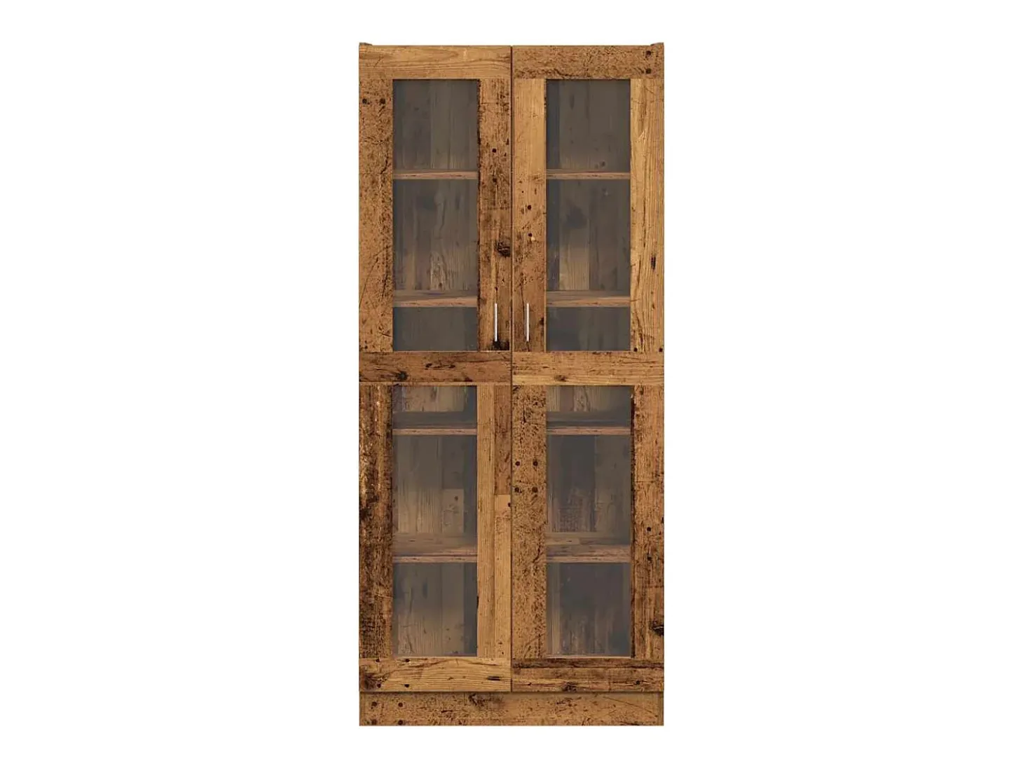 Aparador madera ingeniería madera envejecida 82,5x30,5x185 cm