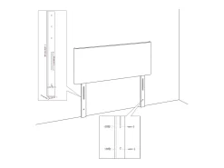 Aparador para TV negro brillante 120x40,3x34,7 cm