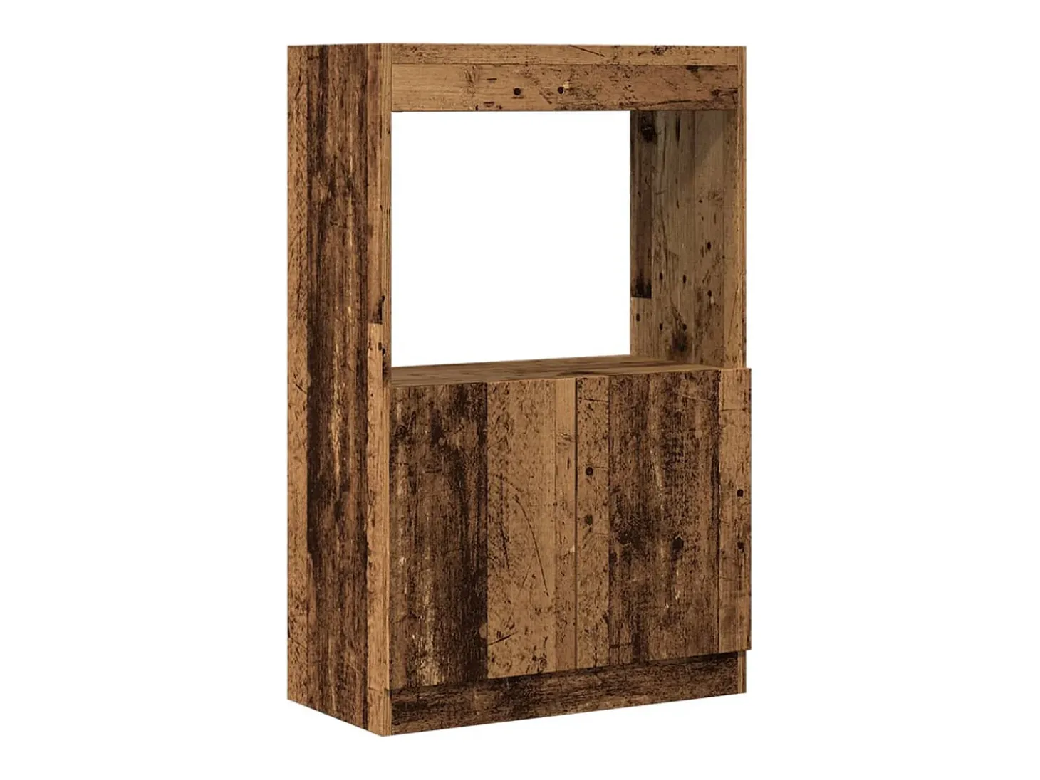 Aparadorde madera de ingeniería madera envejecida 63x33x100 cm