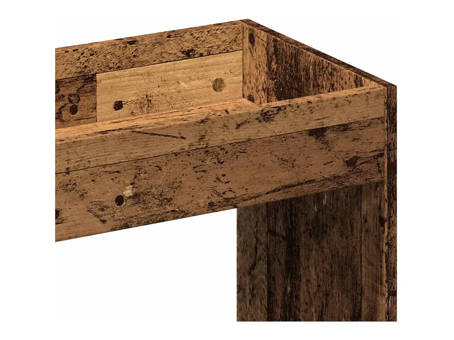 Aparadorde madera de ingeniería madera envejecida 63x33x100 cm