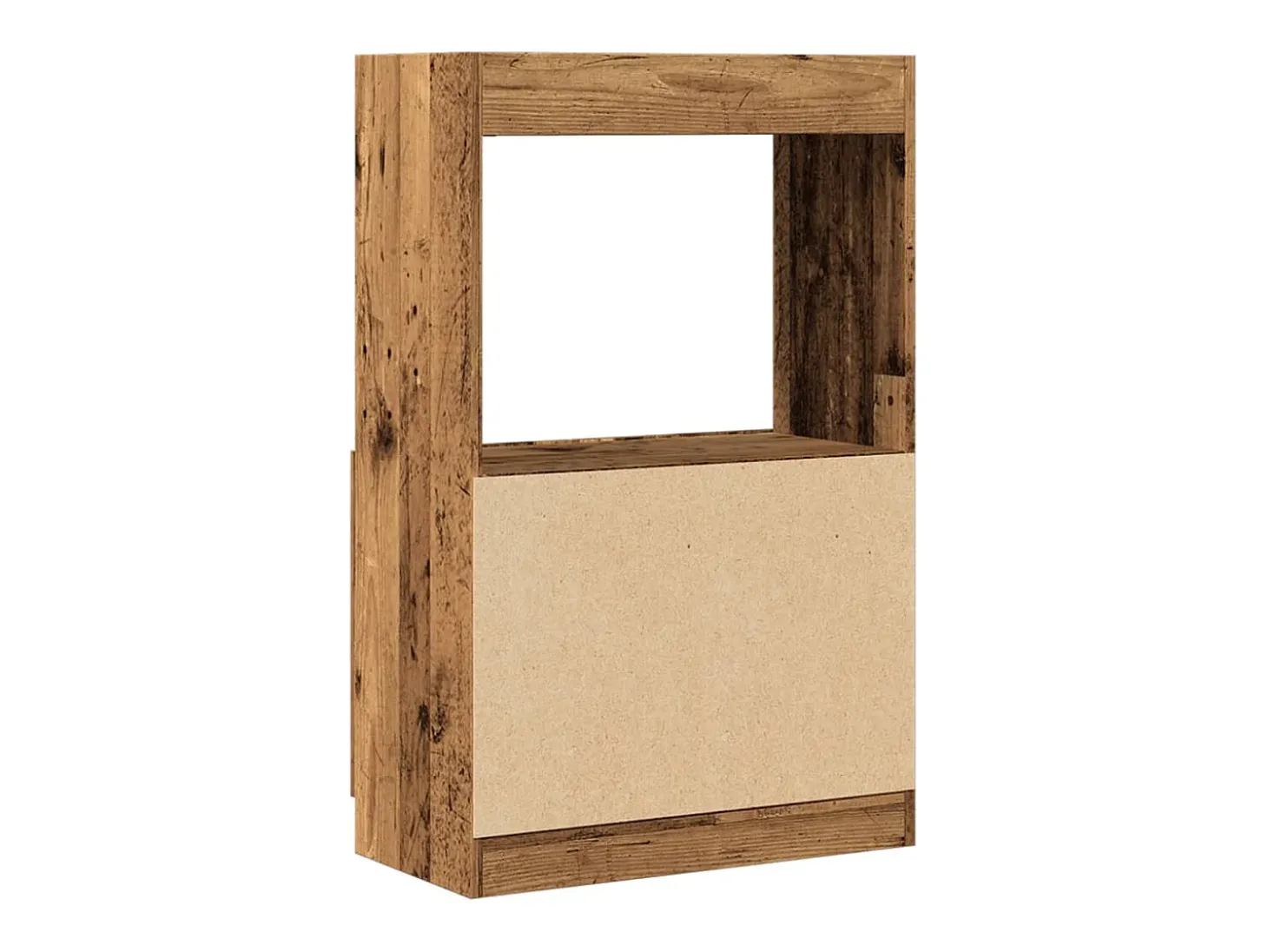 Aparadorde madera de ingeniería madera envejecida 63x33x100 cm