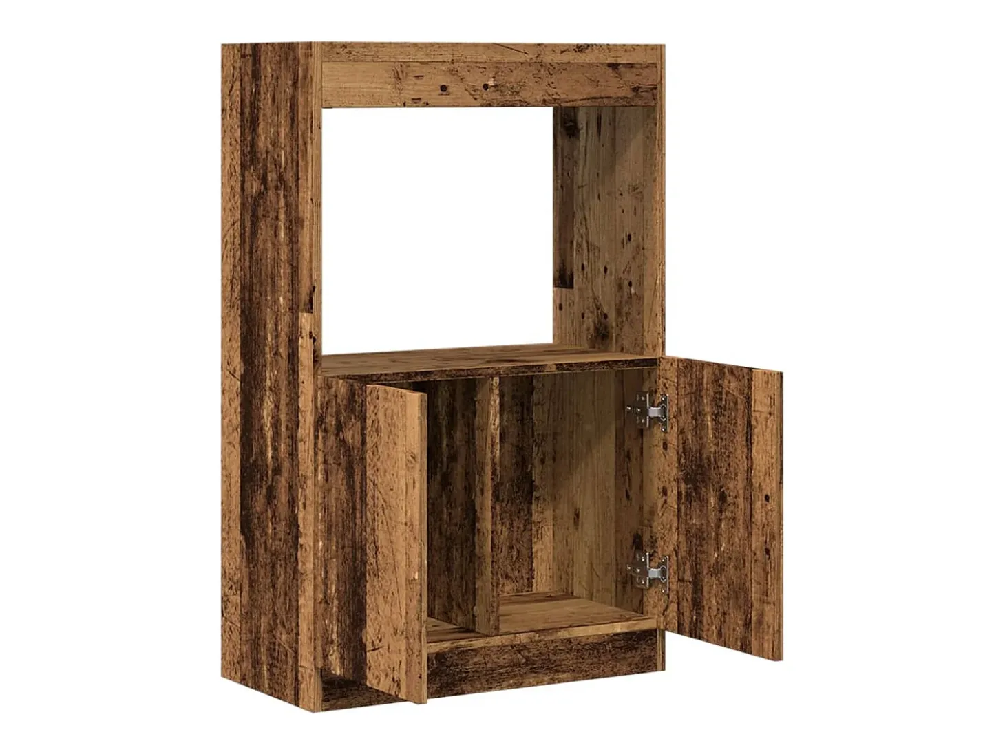 Aparadorde madera de ingeniería madera envejecida 63x33x100 cm