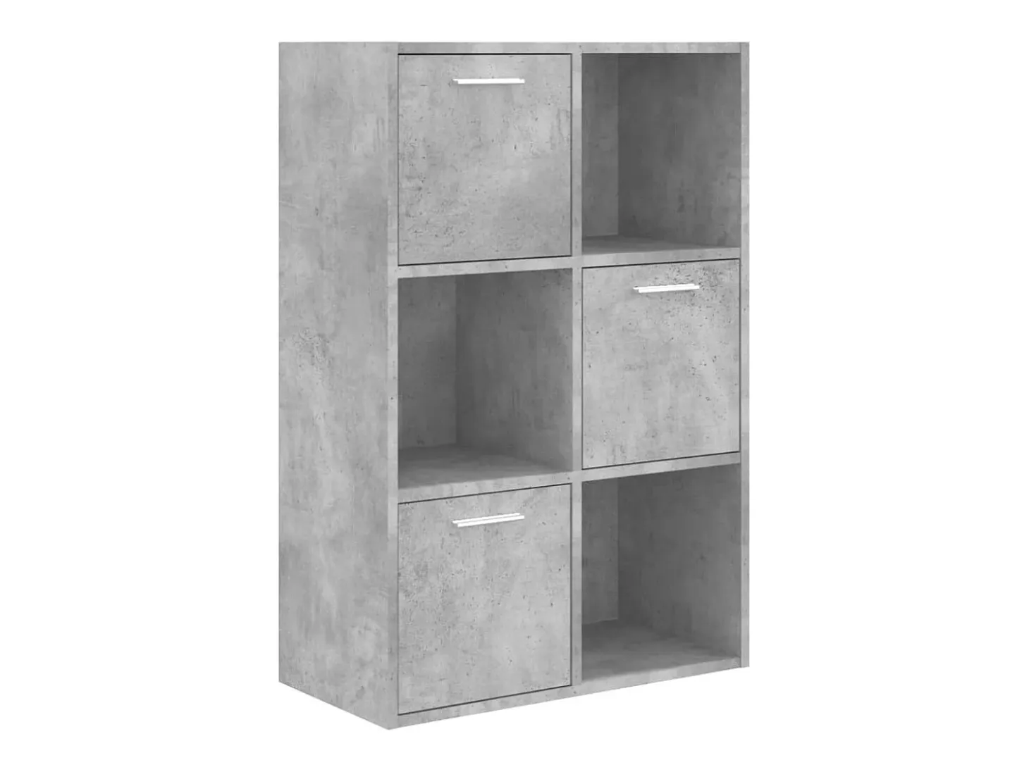 Armario almacenamiento madera contrachapada gris 60x29,5x90 cm